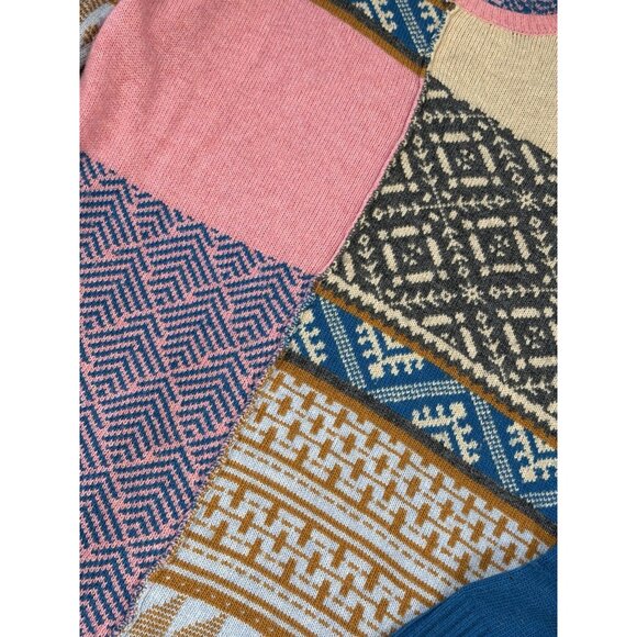 SUNDANCE FIELDS OF FAIR ALPACA WOOL BLEND LIGHTWEIGHT SWEATER PULLOVER M EUC - Picture 4 of 4